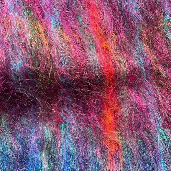 Ladies Royal ScotNeckwear Collection Wool and Mohair Jewel Toned Scarf - Picture 7 of 12